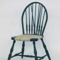 View the image: Windsor chair with rushseat