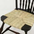 View the image: Detail - Windsor with rush seat